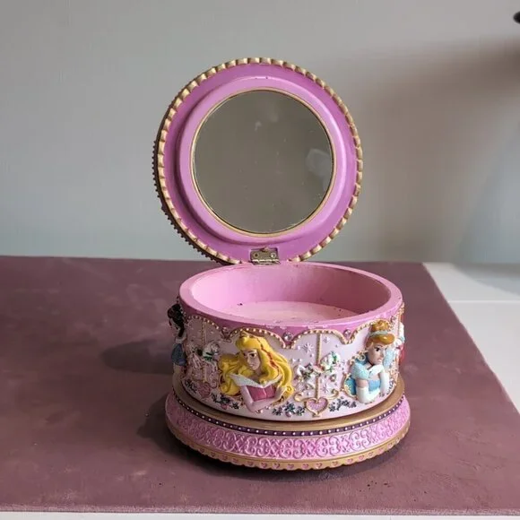 Disney Princess Carousel music Trinket Box - Picture 6 of 10